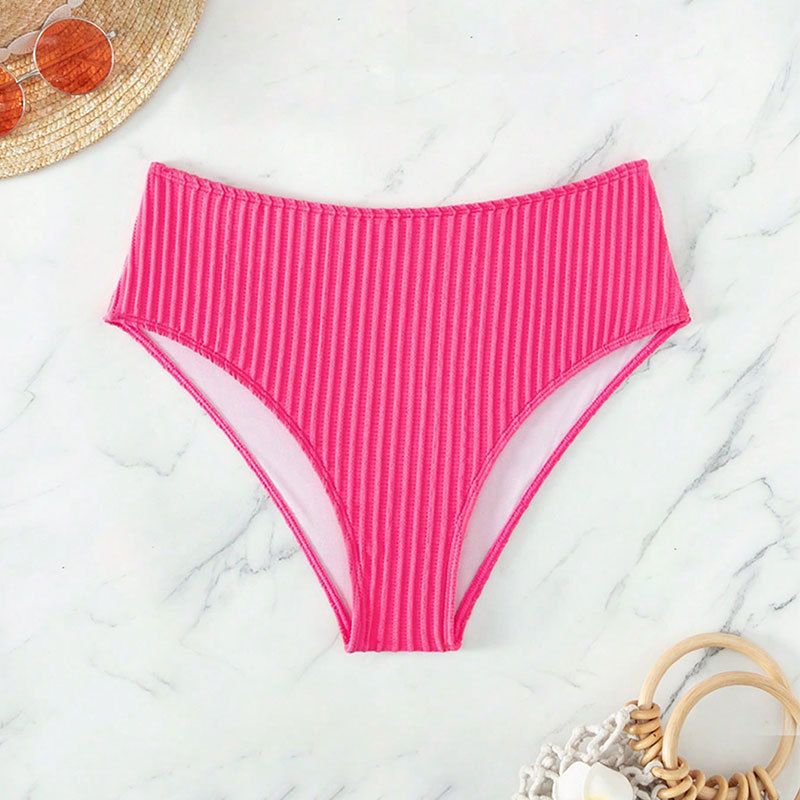 Women’s Clothing New Sexy Solid Color Bikini Swim Shorts High Waist Beach Hot Spring Swimsuit Women's Briefs_ecoleips.com