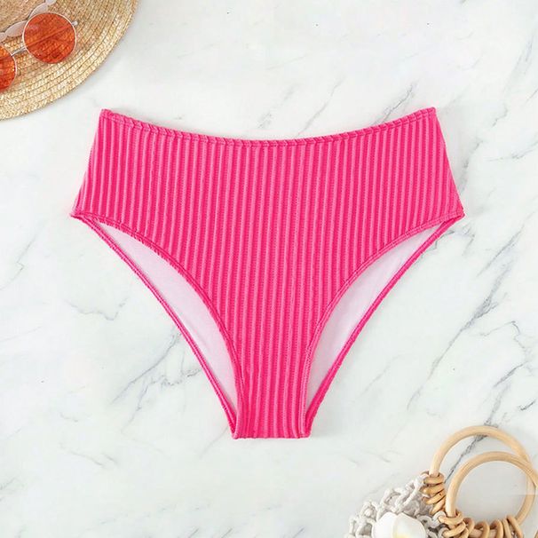 Women’s Clothing New Sexy Solid Color Bikini Swim Shorts High Waist Beach Hot Spring Swimsuit Women's Briefs_ecoleips.com