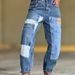 Women's Clothing Women's Tapered Jeans Multi Pocket Deconstructed Patchwork For Formal & Casual For Women_ecoleips.com
