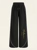 Women's Streetwear Milan Series Elastic Waist Trousers Casual Loose Fit Slimming Design 9016 Print Polyester Spring/Autumn_ecoleips.com