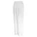 Elegant High-Waisted Wide Leg Pants For Women - Office Trousers With Belt, Flowy & Slimming, Real Pockets, Stretchy Polyester_ecoleips.com