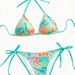 Sexy Two Piece Swimsuit European American Style Bikini Triangle Cup Tie up 2026 New Ins Trend Women's Clothing Swimwear_ecoleips.com