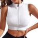 Cross Border Seamless Zippered Sports Bra Vest Backless Fitness Running Yoga Top Outerwear for Women_ecoleips.com