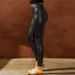 Fahionable European And American Tyle Women' Autumn New Elatic Animal Print Kinny Treet-tyle Cropped Leather_ecoleips.com