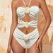 Women's One-piece swimsuit for women, new style, slimming and sexy, hot spring, high-end, three-dimensional flowers, BIKINI swimsuit 2024_ecoleips.com