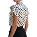 New Bow Collar Temperament Commuter Versatile Shirt Girl_ecoleips.com