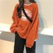European American Women's Sweatshirt, Early 6535 Cotton, New Spring And Autumn Thin Loose Long-sleeve_ecoleips.com