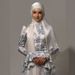 Luxury Floral Maxi Dress – Elegant A-Line Long Sleeve Gown With Chain Detailing (S-XXL, Polyester Blend)_ecoleips.com