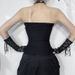 Women's Sexy Hot Girl Fishbone Strapless Leather Buckle Vest Cross Border European American Style Summer 2024 New Arrival_ecoleips.com