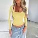 Diyun European And American Y2K Hot Girl Slim-Fit Long-Sleeve Base Shirt T-Shirt Women's Fashion 2025_ecoleips.com