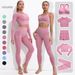 Women's Clothing Yoga Clothes Set Long Sleeve Tops Sports Tight Yoga Vest Trousers Quick Dry Fitness Clothes_ecoleips.com
