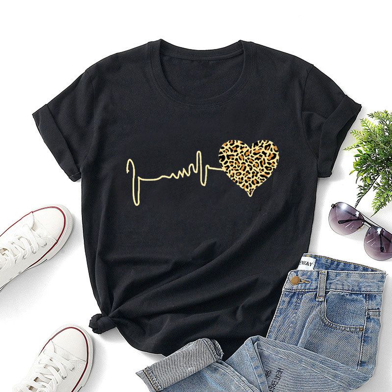 Fashion Women's Wear And Men's Wear Brand Printing T-shirt Couples Dress Unisex T-shirt 8 Colours XS-4XL_ecoleips.com