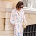 Women's Clothing Fashionable Printed Linen Casual Versatile Shirts Cardigans Trousers Set For Women European And American Style_ecoleips.com