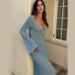Women’s Clothing Autumn And Winter New Beach Dress Solid Color Sexy Backless Knitted Hollow Dress Long Dress Bikini Swimsuit Blouse_ecoleips.com