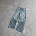 European And American Cross-border Casual Trousers With Plum Blossom Embroidery, Street-style Loose Jeans_ecoleips.com