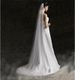 Women's Simple Bridal Wedding Veil New Style Single Layer Long Train with Hair Comb Wedding Party Wear_ecoleips.com