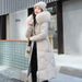 Women's Clothing Long Cotton Coat Women's Winter New Slim Fit Cotton Coat Thick Warm Trend_ecoleips.com