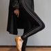 Women's Clothing Autumn And Winter Double Strip Diamond Modal Leggings High Elasticity Slimming Nine Point Pants Plus Velvet And Warm Leggings_ecoleips.com