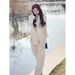 girl Fashion Women's Elegant Professional Suit 2025 Spring Autumn New Lazy Style Blazer Wide-Leg Pants Two-Piece Set_ecoleips.com