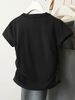 Summer Women Trend Ultra-Short T-Shirt Top Printed Elegant Women's Clothing_ecoleips.com