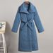 girl Girl Cross-Border Jacket European And American 2025 Winter New Loose Casual Warm Long Stand Collar Cotton Coat_ecoleips.com