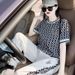 European High-End Salt Style Streetwear Sports Suit For Women Summer Thin 2025 Ice Silk Fashionable Elegant Casual_ecoleips.com