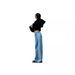 Women's Clothing Retro Street Striped Jeans Casual Wide Leg Pants Gothic Straight Leg Mopping Pants_ecoleips.com
