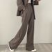 Women's Clothing Trousers For Women Spring And Autumn New Version Street Style Design Niche Casual Camel Small Suit Suit For Women_ecoleips.com