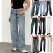 Women's Clothing Women's Denim New Women's Straight Jeans_ecoleips.com