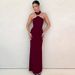 European And American Hot-Selling Women's Fashion 2025 Summer New Fashionable Elegant Slim High Neck Sleeveless Split_ecoleips.com