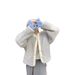 Double-sided Cotton-padded Clothes, Fleece Korean Cotton-padded Clothes V-type Cotton-padded Jackets 2025 New Warm And Loose Coats_ecoleips.com