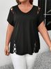 Plus-size 2026 New Model Cross-border Women's Clothing Summer European And American Sexy V-neck Cross-strap_ecoleips.com