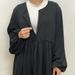 Ramadan Muslim Loose Black Abaya For Womens Kimono Dubai Zipper Front Robe Moroccan Long Dress Jalabiyat Arab Eid Women Kaftan_ecoleips.com