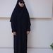 Fashionable Women's Robe 2-Piece Set Covering And Face Revealing Dual-Use Stylish Design_ecoleips.com