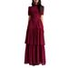 Women's Clothing Summer Style Round Neck Short Sleeve Multi Layer Cake Dress For Women For Formal & Casual For Women_ecoleips.com