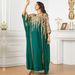 Voya Voya Women's European And American Elegant Meaning Foreign Trade New Metallic Color Two-piece Dress Set_ecoleips.com