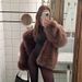 Luxury Faux Fur Coat For Women - Mid-Length Winter Coat With Fox Fur Collar, Warm & Stylish Outerwear_ecoleips.com