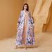 Modest Abaya Dress Muslim Women's Printed Abaya Robe Fashionable Middle East Design Polyester Women's Clothing_ecoleips.com