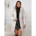 Elegant Long Hooded Coat For Women – Slim Fit Winter Jacket With Waist Belt (S-XXXL, 5 Colors)_ecoleips.com