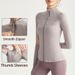 Women's Slim Fit Quick Drying Yoga Top Pilates Sports Fitness Outdoor Running Jacket New Style For Autumn_ecoleips.com