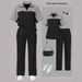 Stylish Two-Piece Wide Leg Jogger Set For Women - Comfortable Autumn Casual Outfit With Flattering Fit_ecoleips.com