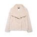 French-Inspired Faux Fur Short Coat – Oversized Lapel Jacket In 15 Trendy Colors, Boho Streetwear Essential_ecoleips.com