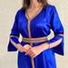 Modest Abaya Dress Elegant Dress With Rhinestone Detailing - Long Sleeve Muslim Dress For Women, Embellished Maxi Dress Southeast Asia Middle East_ecoleips.com