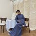 Women's High-End Fashion Loose Long Sleeved Shirt And Casual Skirt Set New 2026 Cross Border Clothing_ecoleips.com