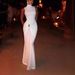 Women's Sleeveless Ruched Spliced Mid Neck Slim Bodycon Long Dress European American Style Solid Color New Elegant_ecoleips.com
