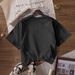 Women's Casual Round Neck Short Sleeve T-Shirt Multi-Color Style Simple Fashionable Sports Top Solid Printed Loose Fit_ecoleips.com