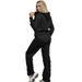 Y71538 Women's Winter Fashion Two Piece Set Embossed Zipper Hooded with Pockets European And American Style Cross Border New 2024_ecoleips.com