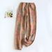 Women's Artistic Printed Cotton Gauze Pants Soft Elastic Waist Cuffed Loungewear Breathable Home Yoga Casual Beach Trousers_ecoleips.com