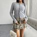 Diyun 2024 Autumn/Winter European And American Women's Fashion Elegant Slim-Fit Cardigan Buttoned_ecoleips.com