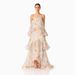 Summer Fresh Multi Layered Cake Long Suspender Dress Women's Clothing_ecoleips.com